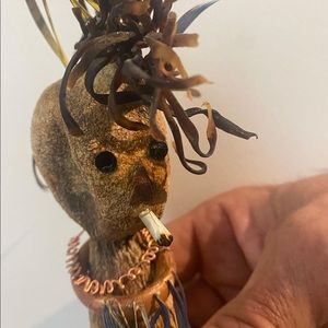 Kelpo with a Doobie Art Piece